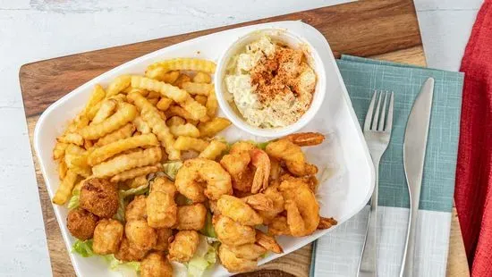 #18.Shrimp and Fried Scallop Combo