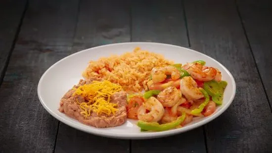 Shrimp Fajitas Plate