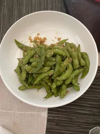 Garlic Edamame