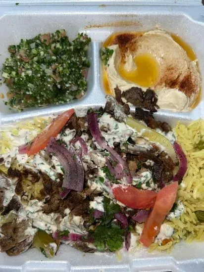 Beef & Lamb Shawarma Plate