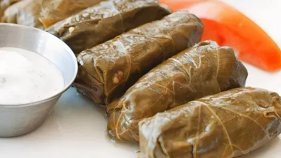 5 Stuffed Grape Leaves Plate