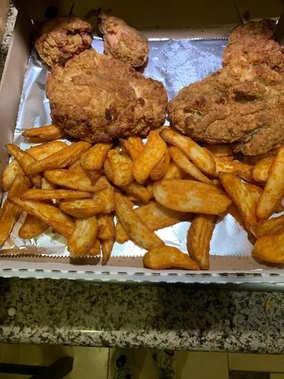 Chicken - 6-Piece with Potato Wedges (18 Oz.) with Ranch