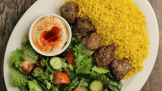 Beef Kabob Plate