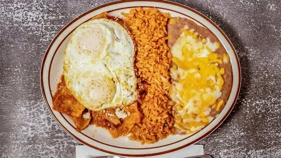 Chilaquiles with Eggs