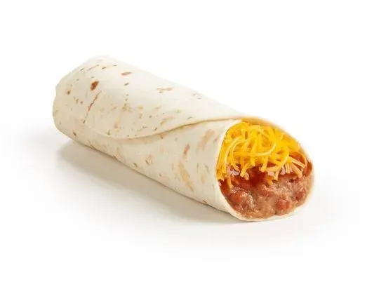 Bean & Cheese Burrito with Red Sauce