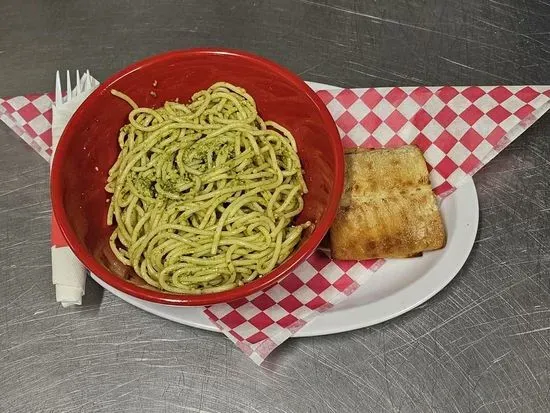 Spaghetti with Pesto Sauce