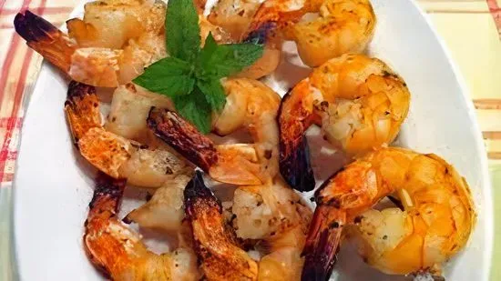 Shrimp Kebab Platter