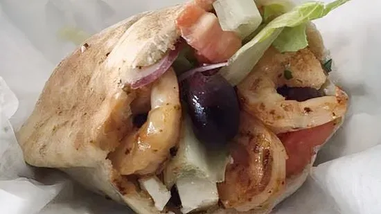 Greek Shrimp Pocket