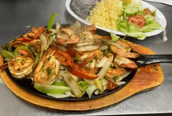 Fajitas de Camarón / Shrimp Fajitas