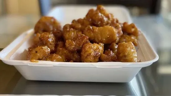 49. Orange or Honey Garlic Chicken