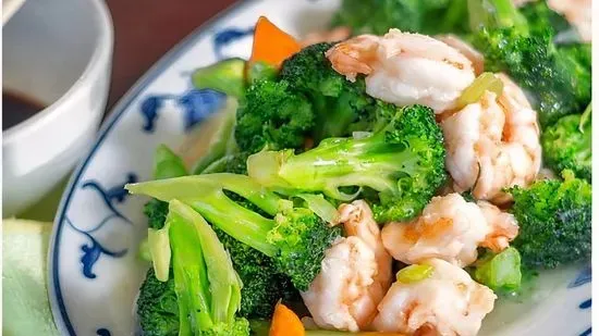 Shrimp with Broccoli (M)