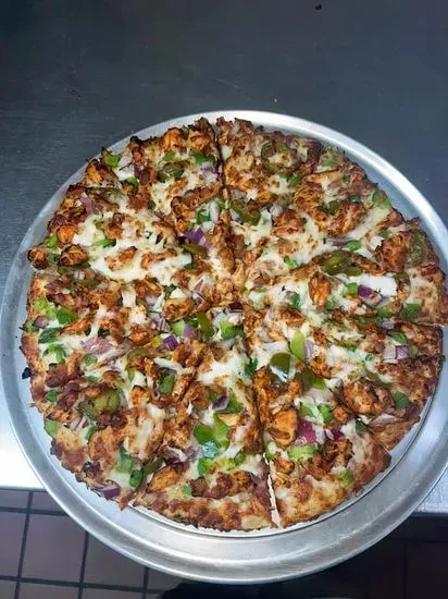 Chili Chicken Pizza