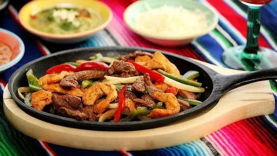 Steak and Chicken Fajitas