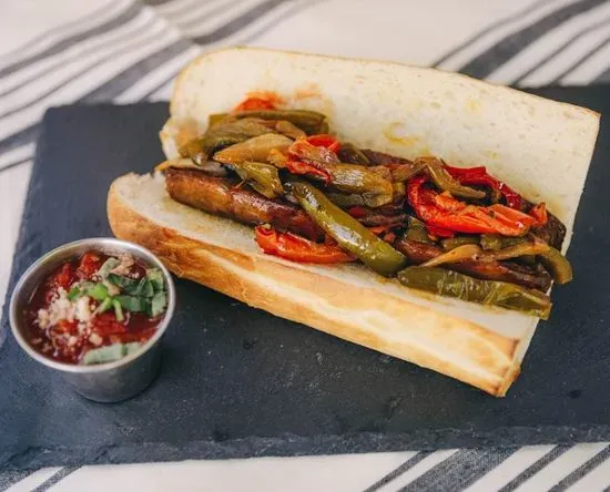 Italian Sausage & Peppers Sandwich