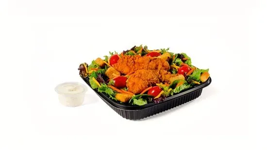 Garden Salad w/ Crispy Chicken