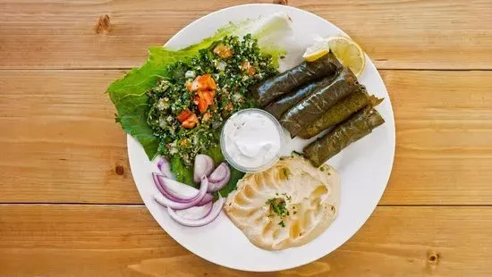 Grape Leaves Platter 6 Pc