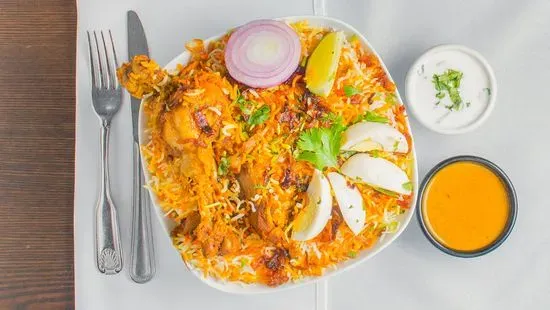 Hyderabadi Chicken Dum Biryani