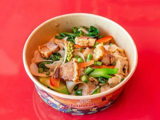 Crispy Pork Drunken Noodles