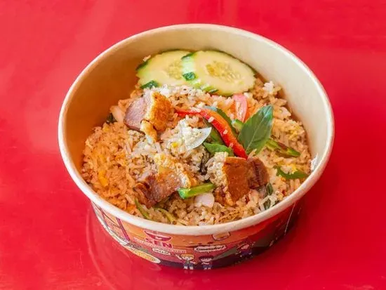 CRISPY PORK Spicy Fried Rice