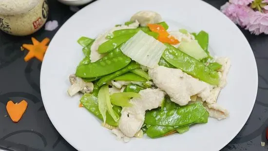 Chicken with Snow Peas 