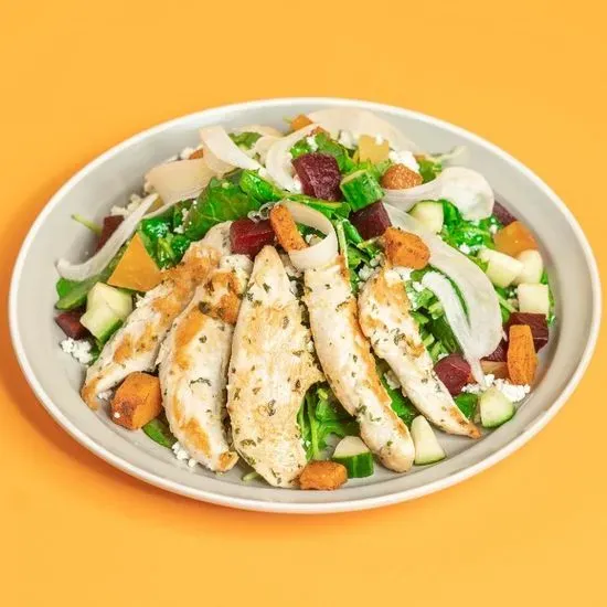 Roasted Beet Chicken Salad
