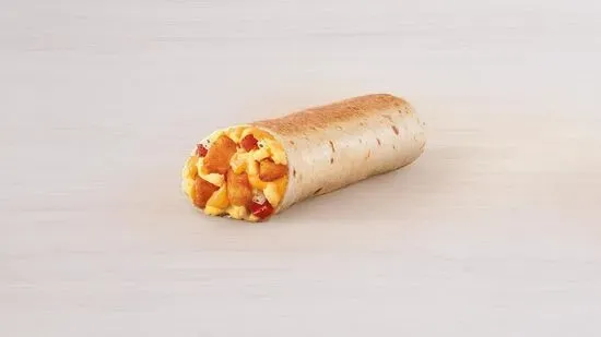 Cheesy Toasted Breakfast Burrito Potato