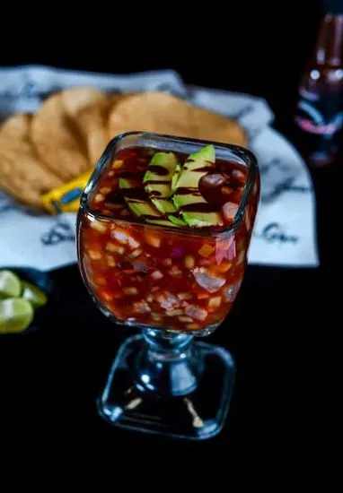Cóctel de Ceviche de Camarones / Shrimp Ceviche Cocktail
