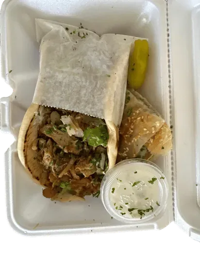 8. Gyro Sandwich & Spanakopita