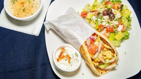 32. Chicken Gyro Sandwich Plate