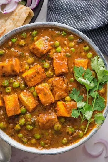 Matar paneer 