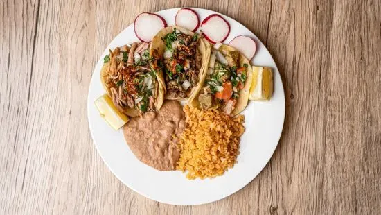 3 Taco Plate