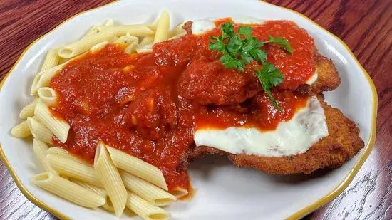 Veal Cutlet Parm & Pasta