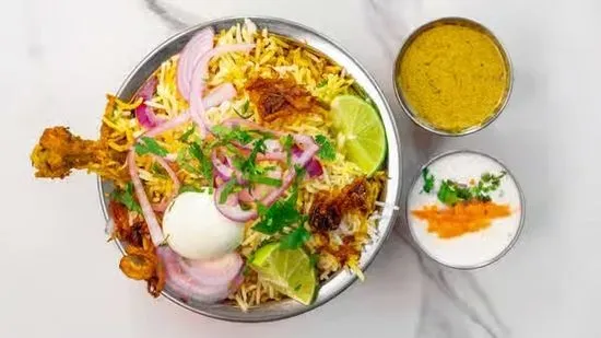 Hyderabadi SPL Chicken Dhum Biryani