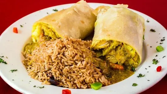 Curry Chicken Roti