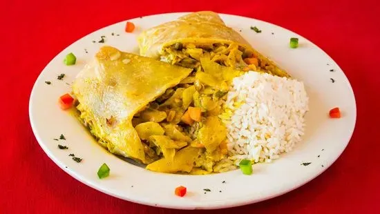 Curry Veggies Roti