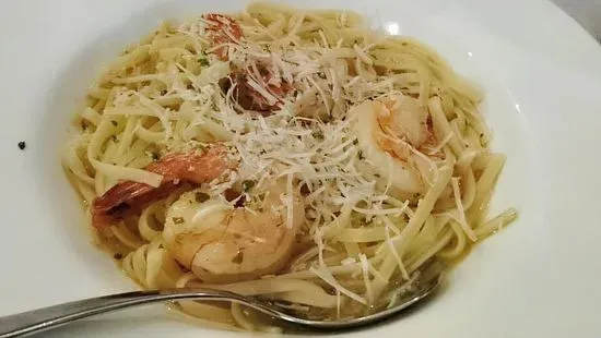 Linguini with Grilled Jumbo Shrimp