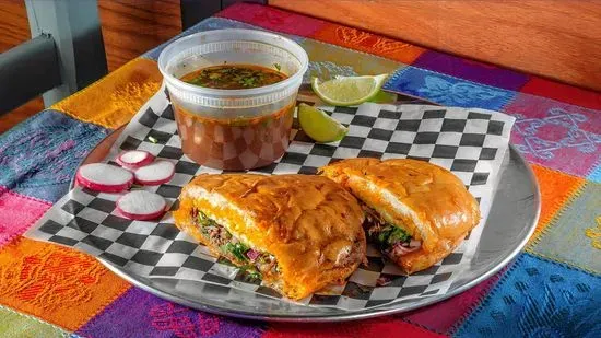 Torta De Birria/ Birria Sandwich