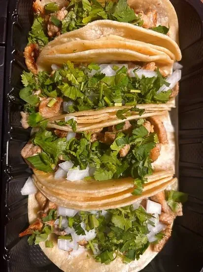 4 Tacos De Carnitas/ 4 Pork Tacos