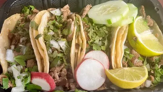 4 Tacos De Bistec / 4 Steak Tacos