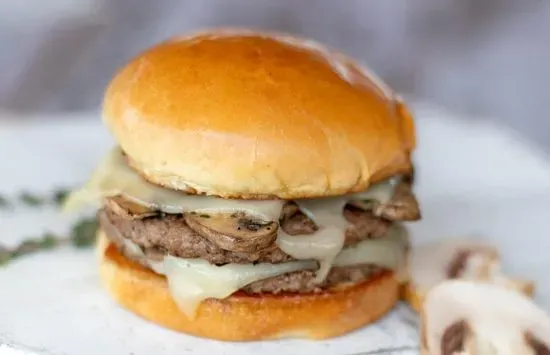 Mushroom Swiss Burger