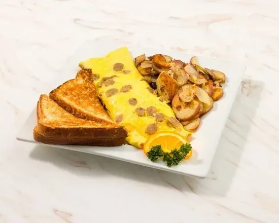 Sausage and Cheese Omelet