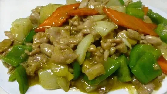 Green Pepper Chicken