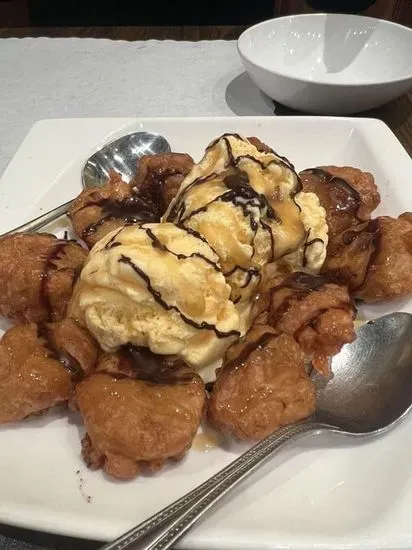 Fried Banana with Ice Cream