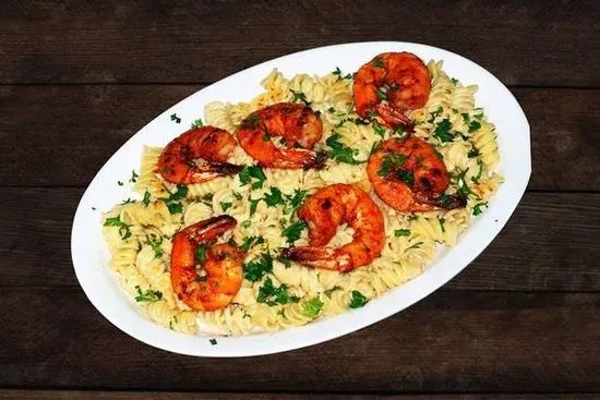 Jumbo Prawns Rotini Pasta
