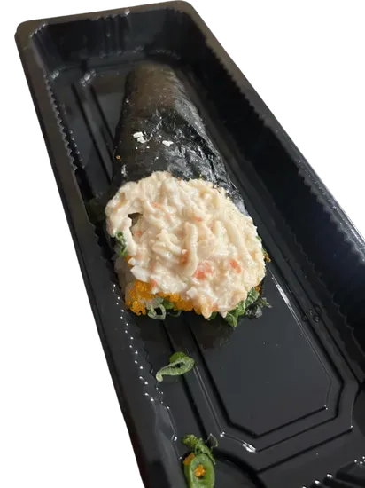 Baked Crab Hand Roll