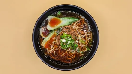 Chengdu Zajiang Noddle with Clear Broth