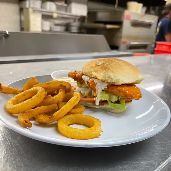 Buffalo Chicken Sandwich-Fried