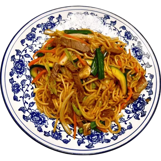 1. Beef Stir-Fried Hand Noodles / 牛肉炒麵