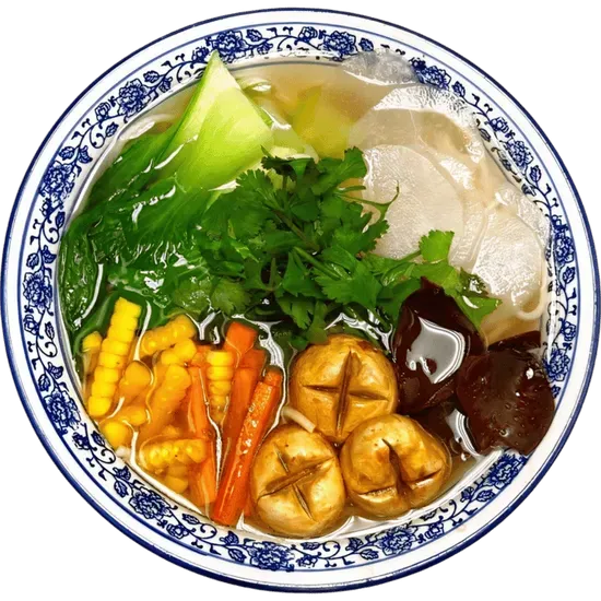 9. Mixed Vegetable Lanzhou Noodles / 雜菜拉麵