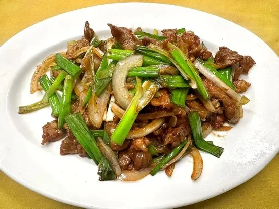 Mongolian Beef / 葱爆牛肉
